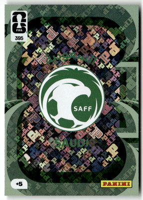 Panini FIFA World Cup Adrenalyn 2026 No. 395 Saudi Arabia Team Crest