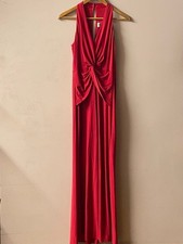 Eliza J Red Twisted Front Formal Maxi Dress Size 6 EUC