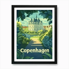 Aihrgdesign A Mid Century Modern Tr Framed Wall Art Poster Canvas Print Picture