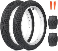 121416 Inch Bike Tire Anti-slip 121416 X 2.125 14 X 2.125 Inch Black 2 Pack