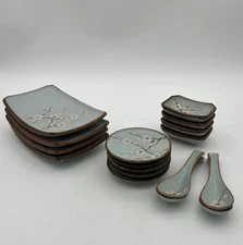 Japanese Cherry Blossom Sushi Plate 16 piece Set (+1)