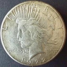 1922-S Peace Silver Dollar – XF Details – Original Circulation
