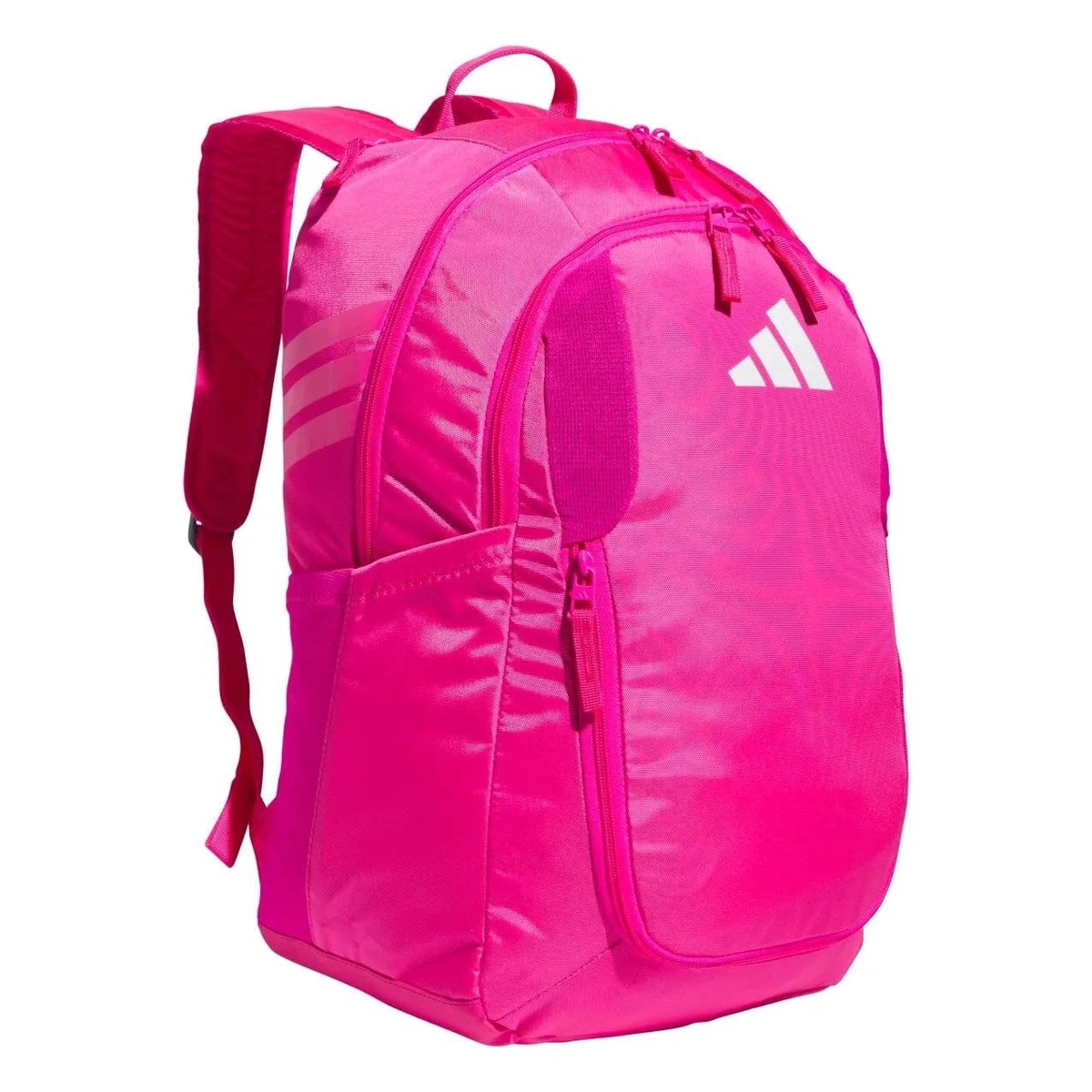 adidas backpack water bottle headphones Adidas Shock Pink Backpack Water Resistant Multiple Pockets Lifetime  Warranty