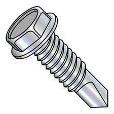 1/4"-20 x 1/2 in Hex Hex Machine Screw, Zinc Plated Steel, 2000 PK, 1408KWMS
