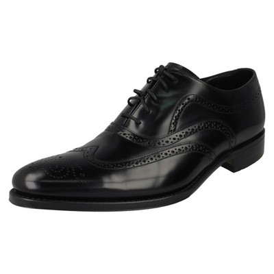 Men's Loake Jones Stylish Polished Leather Lace Up Shoes