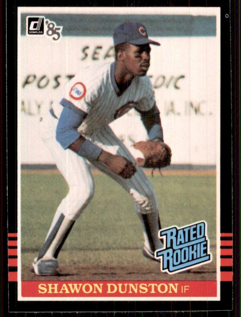 Shawon Dunston trading card