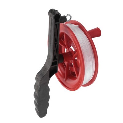 100M Twisted String Line Red Wheel Kite Reel Winder W3W38346