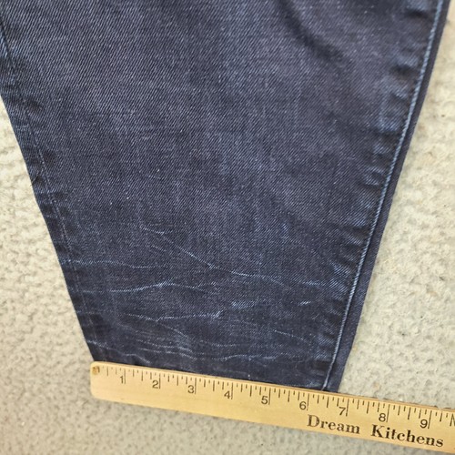 G-Star Raw 3301 Slim Mens Straight Denim Jeans 30 x 31 Dark Blue Button Fly - Picture 10 of 11