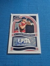 2024 USA NTDP Camp Stars & Stripes Vaughn Neckar AUTO JERSEY #NTS-VN Baseball 
