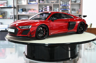 1/18 2021 Audi R8 V10 GT RWD KengFai Diecast Car Model Red, Four Open