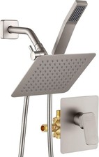 G-Promise Rain Shower Head and Handle Set for...
