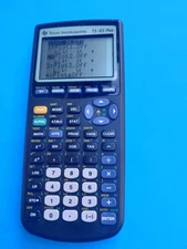 Texas Instruments TI-83 Plus Graphing Calculator w/Cover Tested !