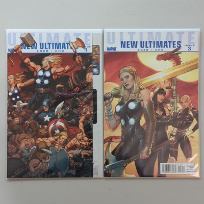 Ultimate New Ultimates #1 + 3 (Marvel Comics 2010) Lot of 2x, Bag/Boarded