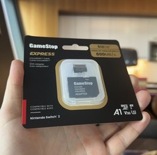 Nintendo Switch 2 GameStop 512GB Express Micro SD Card for Switch 2 SHIPS TODAY