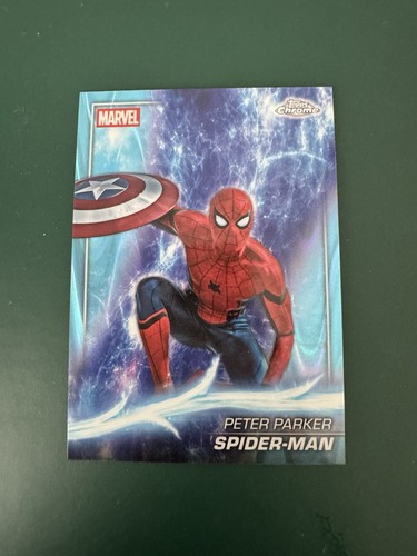 2025 Topps Chrome Marvel Studios - #61 - Peter Parker/Spider-Man Prizm Refractor