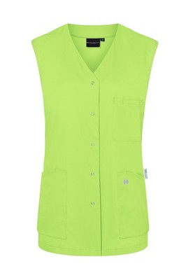 KARLOWSKY Damen Kasack ESSENTIAL Ärmellos V-Neck Modern-Fit Kiwi