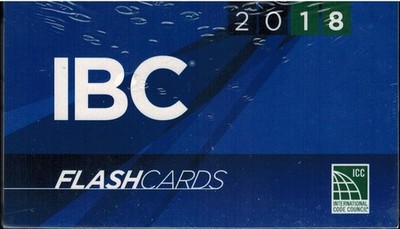 2018 IBC Flashcards (Brand New)