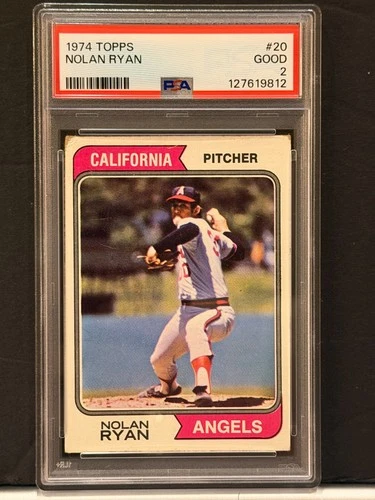 California Angels-NOLAN RYAN -  1974 Topps PSA 2 #20