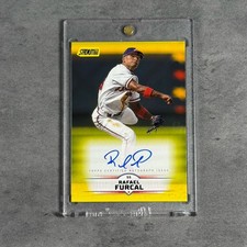 2025 Topps Stadium Club #SCBA-RFU Rafael Furcal Yellow Foil Autographs Auto