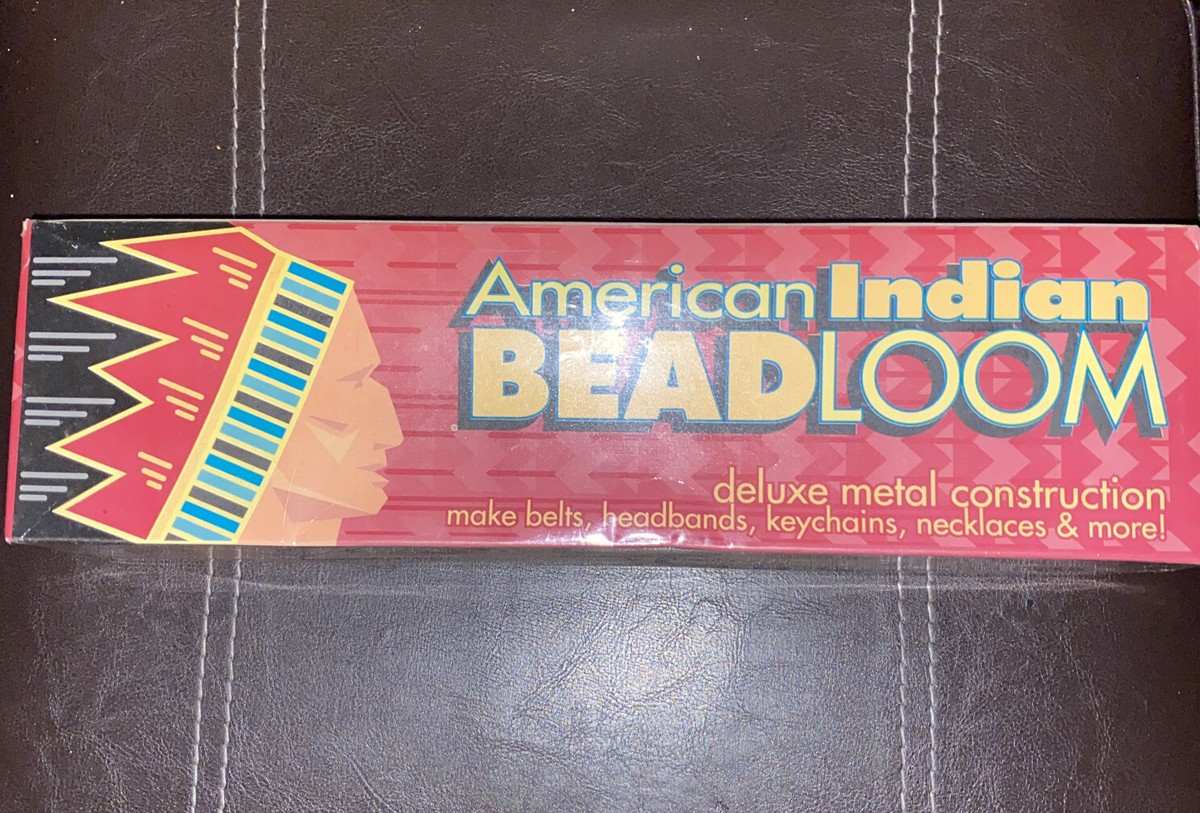 American Indian Bead Loom Kit Metal New In Box Factory Sealed