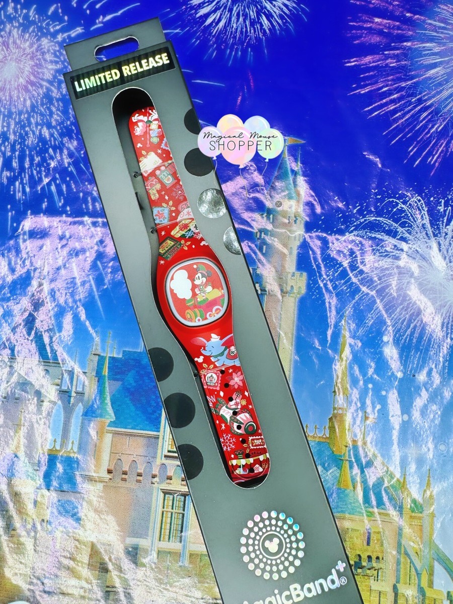 Disney Parks 2024 Christmas Train Mickey Magic Band Plus + Ltd