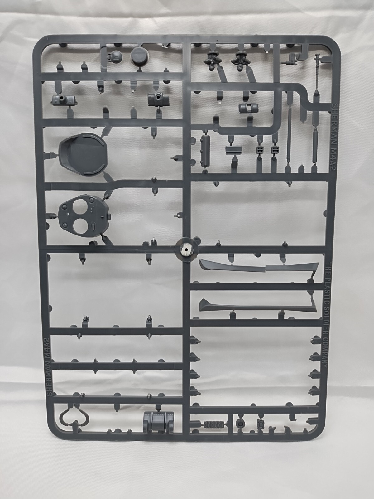 (2) The Plastic Company Sherman M4 A2 Sprue Bits And Pieces 1/72 Scale