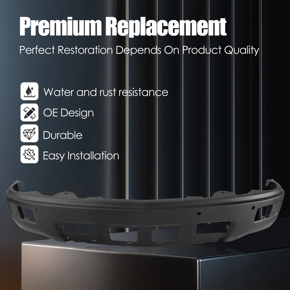 Front Bumper For 2014-2015 Chevrolet Silverado 1500 with Sensors - Image 4 of 4