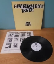 Government Issue "Joyride" 1984 Aggressive Rock Productions German Pressing