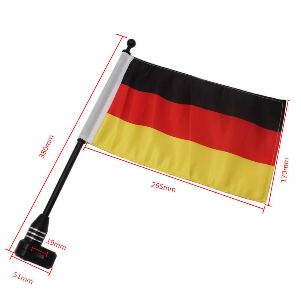 Mini-Flaggenhalter Aus Kunststoff | Kleiner Ständer Für Schreibtisch & Deko | Leicht & Stabil