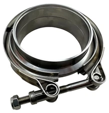 3.5" V band 89mm V-Band Stainless 1 Clamps & 2 Flanges Exhaust Elbow Intercooler