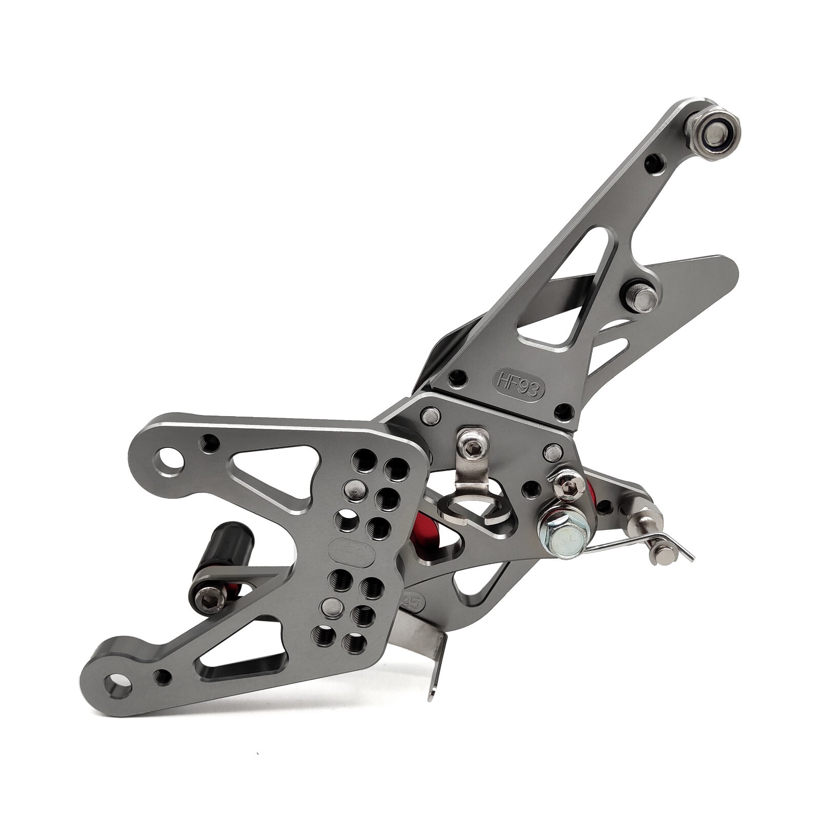 FULL-REV For YAMAHA YZF-R1 R1 07-08 CNC Adjustable Rearset Foot Pegs Footrests