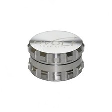 Evolf Stainless Steel Herb Grinder 2.0" - 2 piece Heavy Duty Premium Luxury