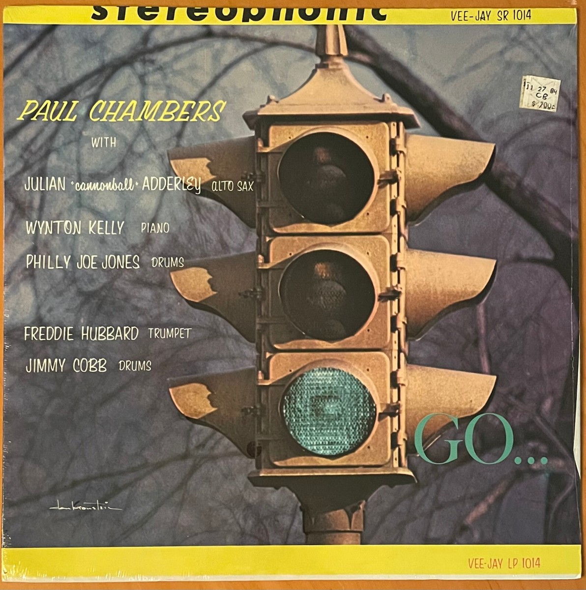 JAZZ  LP  　　GO / PAUL CHAMBERS PAUL CHAMBERS GO VEE JAY STEREOPHONIC 1967 JAZZ LP SUPER