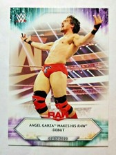 2021 Topps WWE #15 Angel Garza Makes His Raw Debut wrestling card