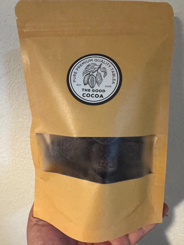 Frijoles de cacao tostados y molidos premium 100 % puros Tableya filipinos Foto 3 de 4