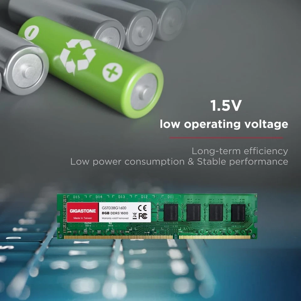 32GB Kit (4X8Gb) DDR3/DDR3L 1600Mhz PC3-12800 Unbuffered DIMM Memory Upgrade - Image 3 of 4