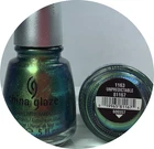 China Glaze Nail Polish Unpredictable 1163 Metalic Iridescent Green Duochrome