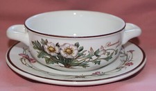 Villeroy Boch V&B Botanica Ranunculus glacialis zuppiera + piattino 42673