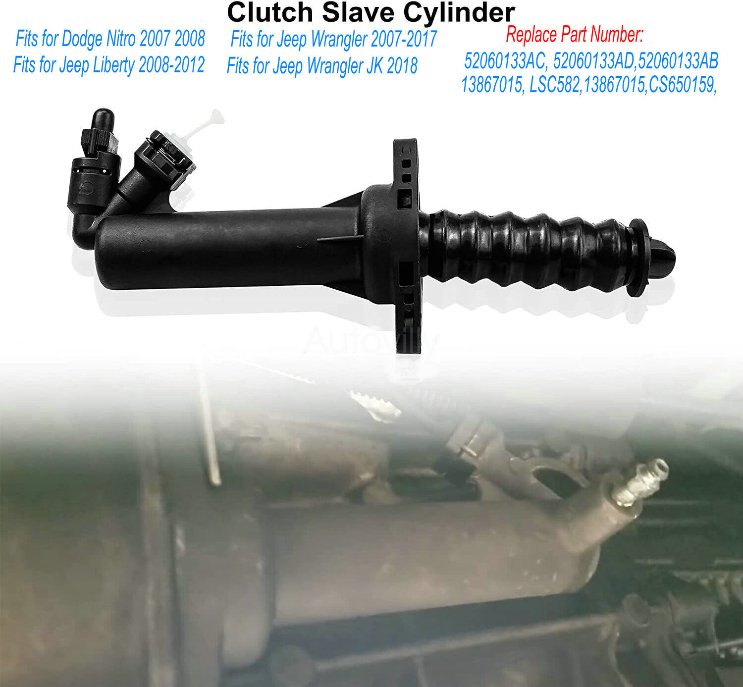 New Clutch Slave Cylinder For Jeep Wrangler JK Liberty Dodge Nitro eBay
