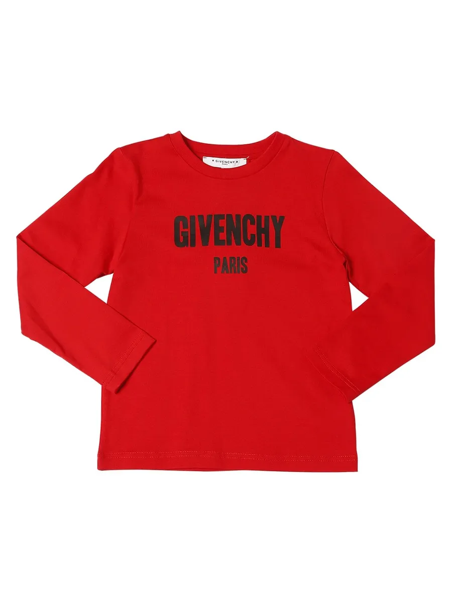 entusiastisk Shredded træt NWOT NEW Givenchy kids red t-shirt with black logo print 6y H15067 | eBay