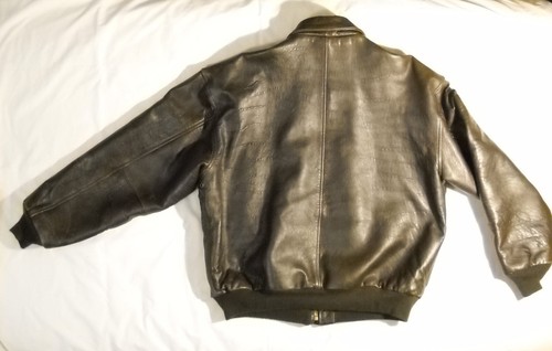 A-2 Leather Flight Jacket Cockpit USA, XL, Made In USA Brown - Picture 17 of 24