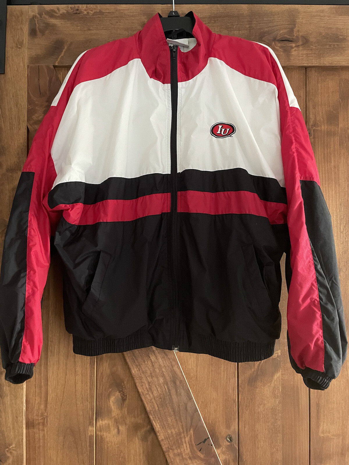 Vintage 90s IU Windbreaker Track Jacket 