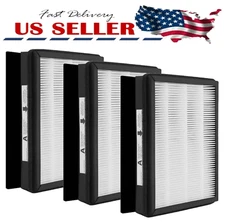 3 Pack IAF-H-100A True HEPA Filter A + Carbon for Idylis IAP-10-100, IAPC-40-140