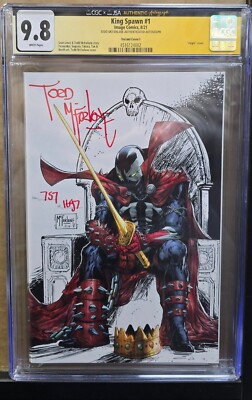 King Spawn #1 CGC SS 9.8  #757/1697 JSA Certified signed by Todd McFarlane