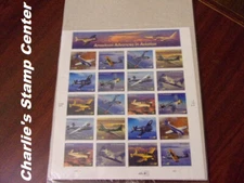 Scott's #3916-25 Full sheet of 20, 37c "American Aircraft". SEALED ! MNH,OG