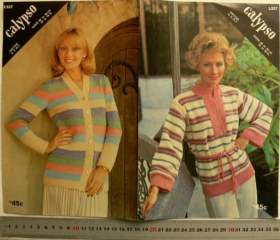 Calypso L527 - 2 Striped Styles 80-95cm Chest - 8 Ply - FamS