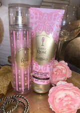 2-PC Bath and Body Works BUBBLY ROSE Body Cream  Body Mist Set