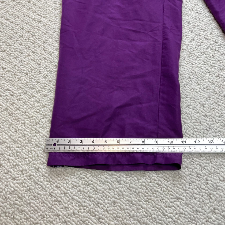 Pantalones deportivos Liz Me para mujer 4X púrpura ligero elástico cintura forrados 50x29 Foto 2 de 4