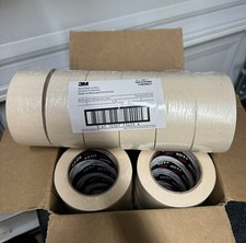 3M 101 Masking Tape 1 7/8 in x 60 yd Tan Continuous Roll QTY: 6 Pack