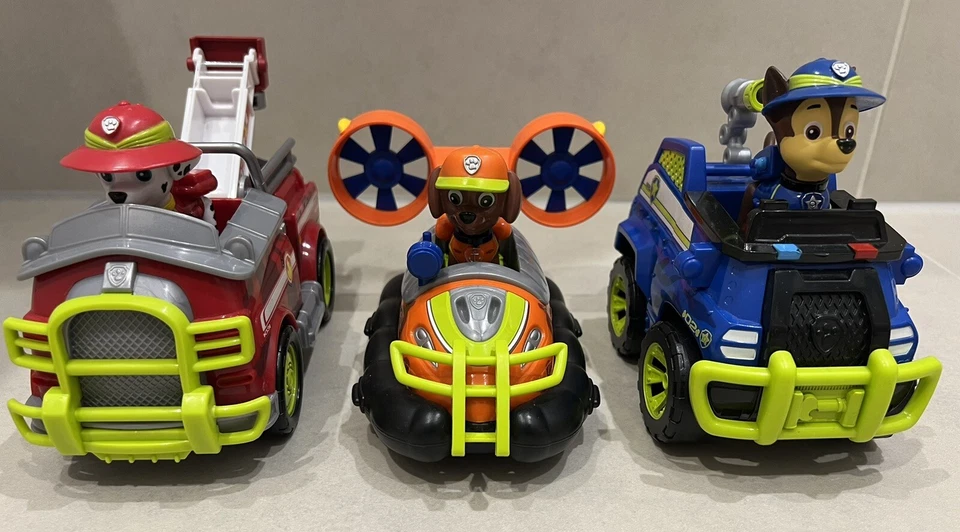 Paw Patrol Jungle Pups Rescue Bundle - 6 Vehicles & Pup Figures Full Set Rare - Image 4 of 4